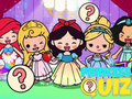 Jeu Quiz pour enfants : Quiz sur les princesses  en ligne