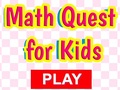 Jeu Quête mathématique pour les enfants  en ligne