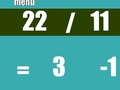 Jeu Quiz mathématique de division  en ligne