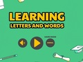 Jeu Apprendre des lettres et des mots  en ligne