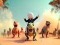 Jeu Stickman : Arène des dinosaures  en ligne