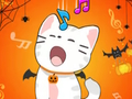 Jeu Duo Chats Halloween Musique De Chat  en ligne