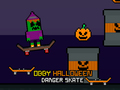 Jeu Obby Halloween Danger Patin  en ligne