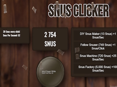 Jeu Cliqueur SNUS  en ligne