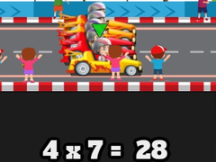 Jeu Math Race Quatre Arithmétique  en ligne
