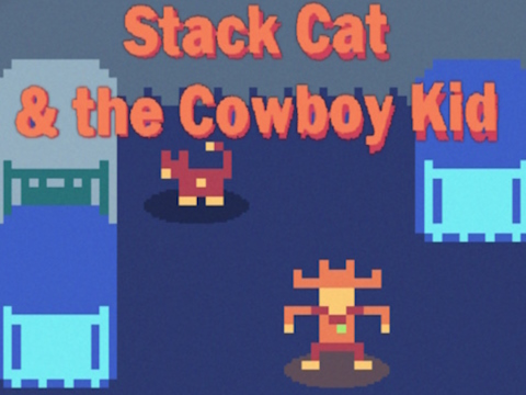 Jeu Stack Cat et le Cowboy Kid  en ligne