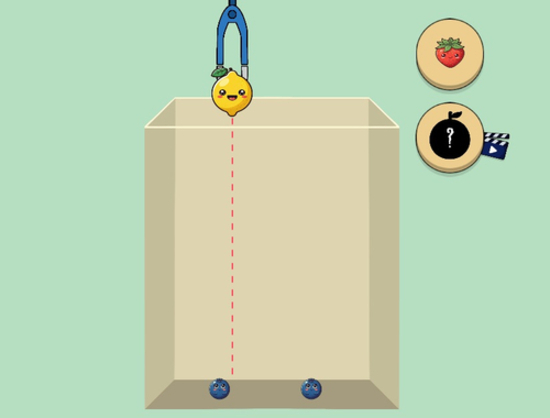 Jeu Goutte de pastèque Suika  en ligne