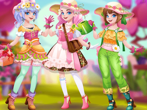 Jeu Jardinier de fleurs pour adolescents  en ligne