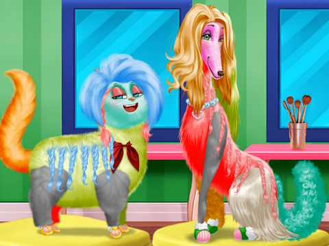 Jeu Simulateur de salon pour animaux de compagnie  en ligne
