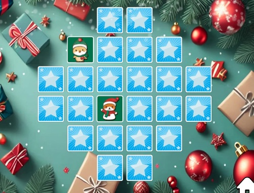 Jeu Match de mémoire de Noël  en ligne