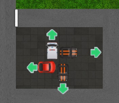 Jeu Stationnement de voiture  en ligne