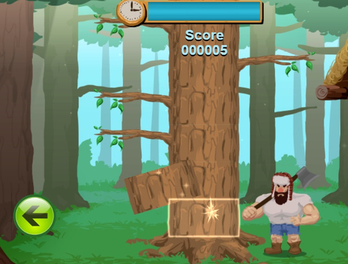 Jeu Couper du bois  en ligne