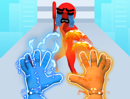 Jeu Pouvoir magique des gants élémentaires  en ligne