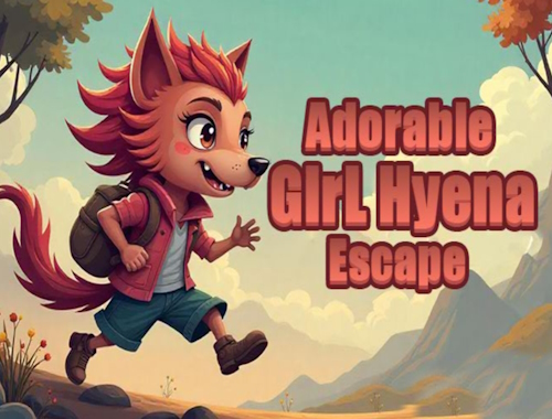Jeu Adorable fille hyène évasion  en ligne