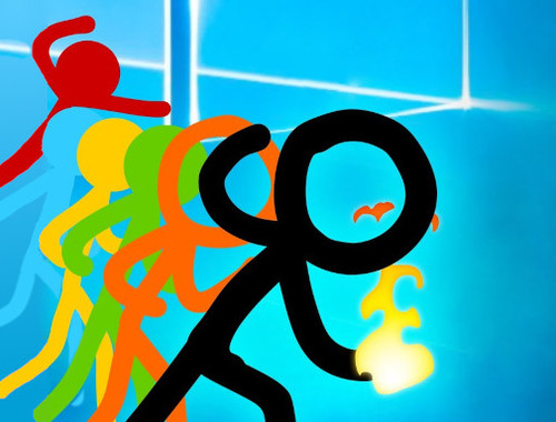 Jeu Stickman vs Zombies : combat épique  en ligne