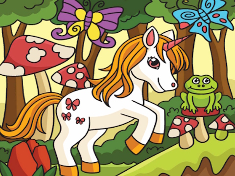 Jeu Licorne Trouve Les Différences  en ligne