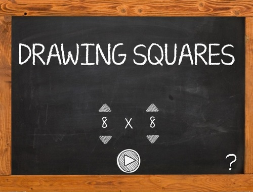 Jeu Dessiner des carrés  en ligne
