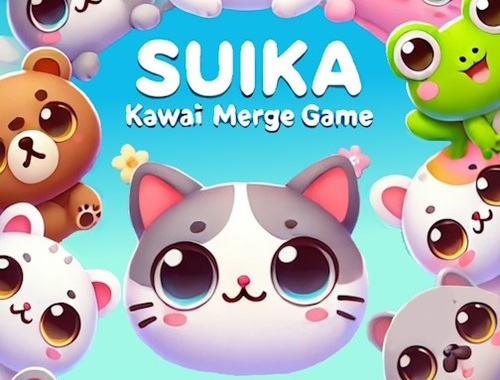 Jeu Jeu de fusion Suika Kawaii  en ligne