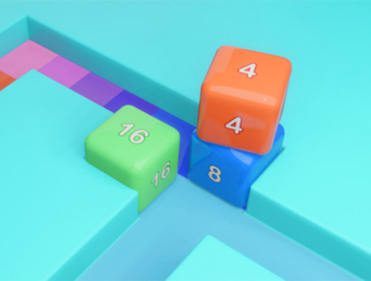 Jeu Labyrinthe Cube 2048  en ligne