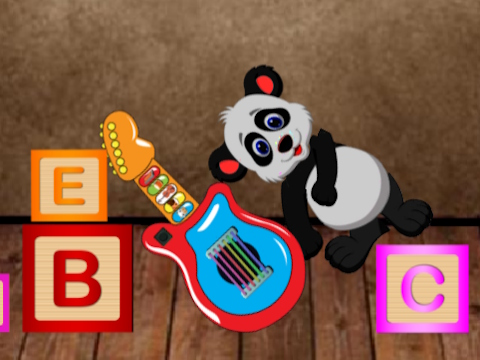 Jeu Temps de musique de guitare pour enfants  en ligne