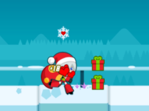 Jeu Fille du Père Noël en cours d'exécution  en ligne