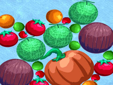 Jeu Fusion de fruits de récolte  en ligne