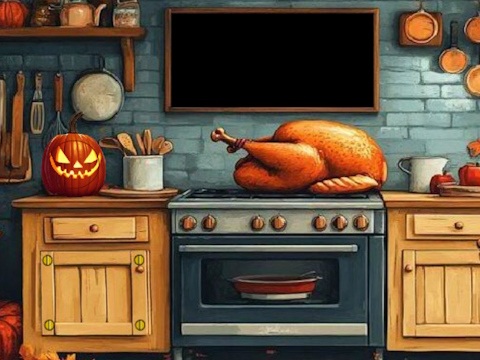 Jeu Pause en cage pour Thanksgiving  en ligne