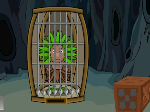 Jeu Sauvetage d'une fille tribale des cavernes  en ligne