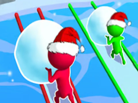 Jeu Course sur neige : Coureur de Noël  en ligne