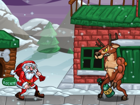 Jeu Allez Père Noël  en ligne