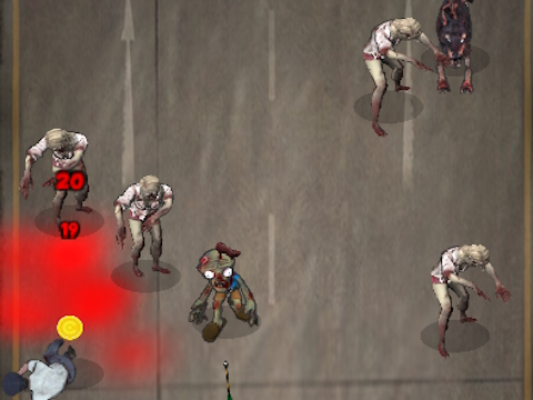 Jeu Survie de la défense zombie  en ligne