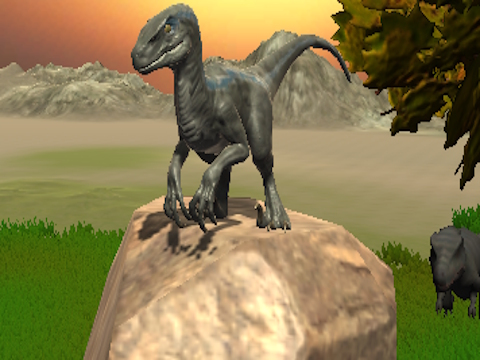 Jeu Attaque de la ville du simulateur Dino  en ligne