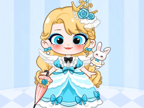 Jeu Habillage de petite princesse  en ligne