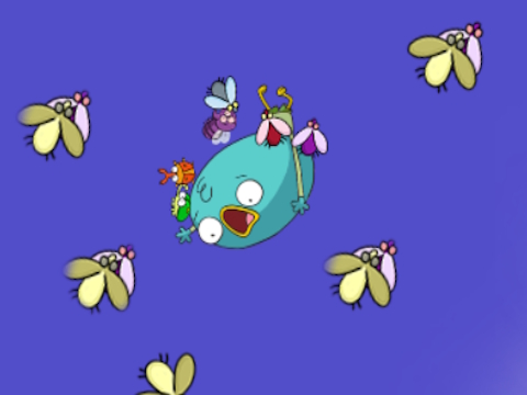 Jeu Récoltez les becs Pe-Choo !  en ligne