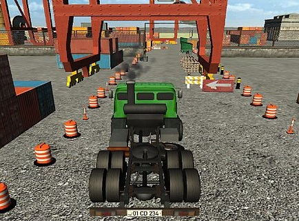 Jeu Dérive et conduite de camions lourds  en ligne