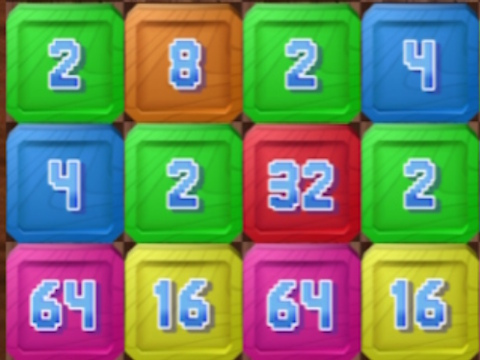 Jeu 2048 : Bloc de bois  en ligne