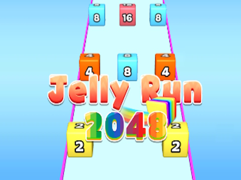 Jeu Gelée Run 2048  en ligne