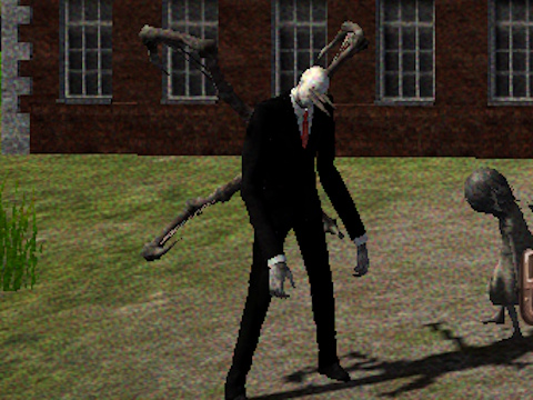 Jeu Slenderman perdu à l'école  en ligne
