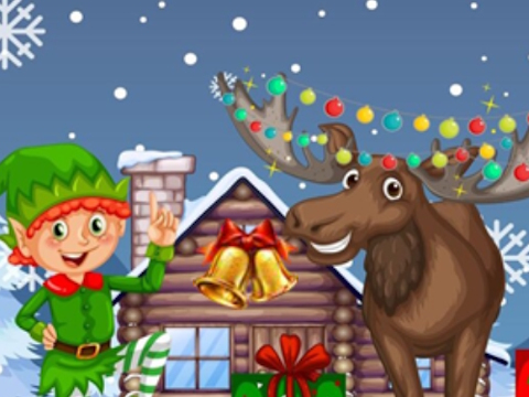 Jeu Cadeau de Noël violet  en ligne