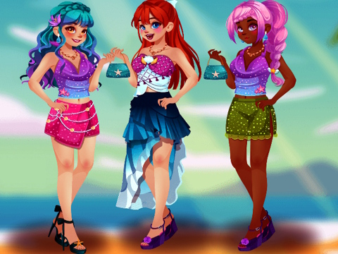 Jeu Noyau de sirène girly  en ligne