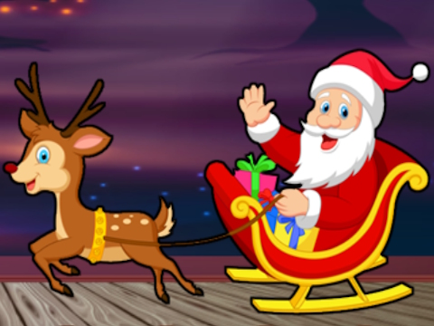Jeu Trouvez le Père Noël avec un cadeau  en ligne