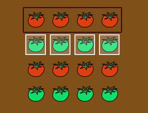 Jeu Peindre la tomate  en ligne