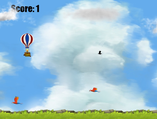 Jeu Jeu de montgolfière 2  en ligne