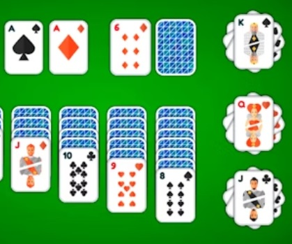 Jeu Klondike Solitaire 4 Costumes  en ligne