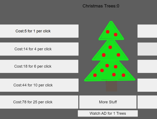 Jeu Cliqueur d'arbre de Noël  en ligne