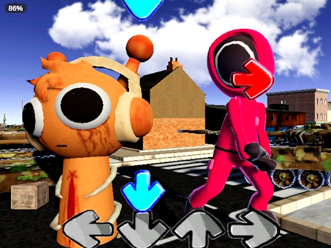Jeu Jeu de danse Squid Sprunki  en ligne