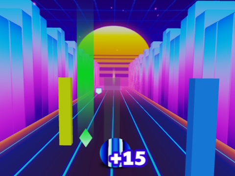 Jeu Tiret au néon  en ligne