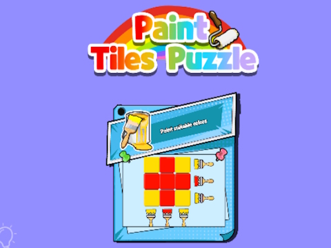 Jeu Puzzle de carreaux de peinture  en ligne