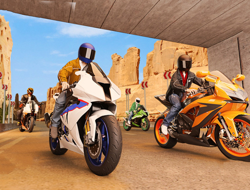 Jeu Véritable course de simulateur de moto 3D  en ligne
