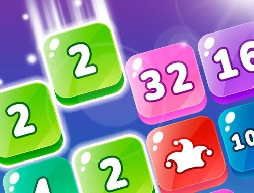 Jeu Fusionner les carrés  en ligne